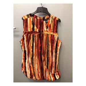 Pre-owned Ashley Stewart wrap top. Size 18/20.